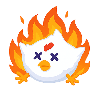 chicken-on-fire
